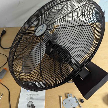 iLiving 20" Outdoor Oscillating High Velocity Wall Fan with 4750 CFM Heavy Duty