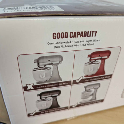 GLINK Ice Cream Maker Attachment for KitchenAid Stand Mixer, Compatible with Kit