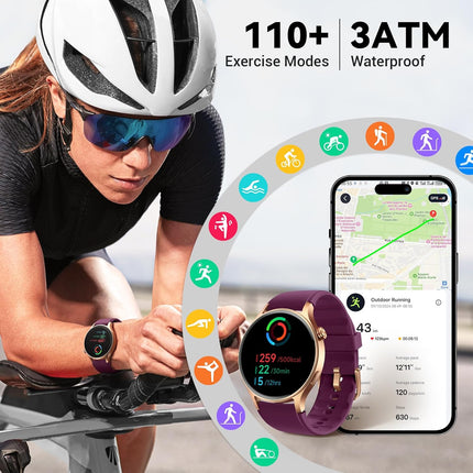 Fitpolo AR-01 AMOLED Display Smart Watches for Women