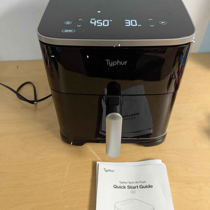 Typhur Sync 8QT Air Fryer with Built-in Wireless Thermometer, 9-in-1 Smart Airfr