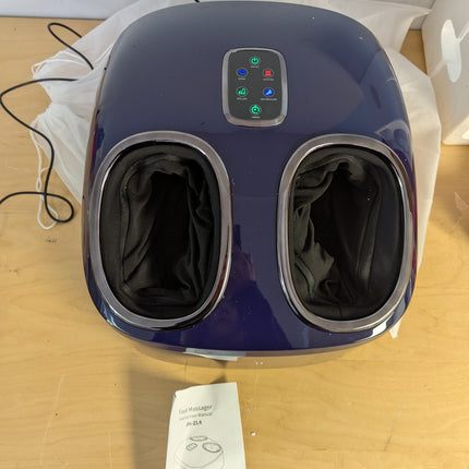 (Purple) Kainsati Shiatsu Foot Massager with Heat Feet Massager for Plantar Fasc