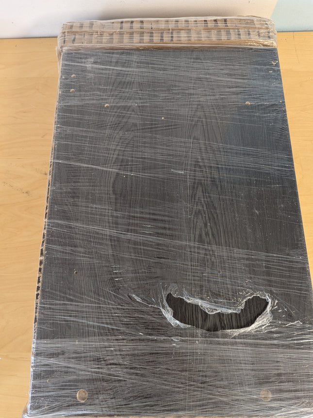 South Shore Furniture Tassio 1-Drawer Nightstand Gray Oak, Farmhouse