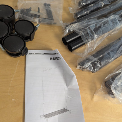 SONGMICS Clothes Rack with Wheels, 35.8 Inch Garment Rack, Clothing Rack for Han