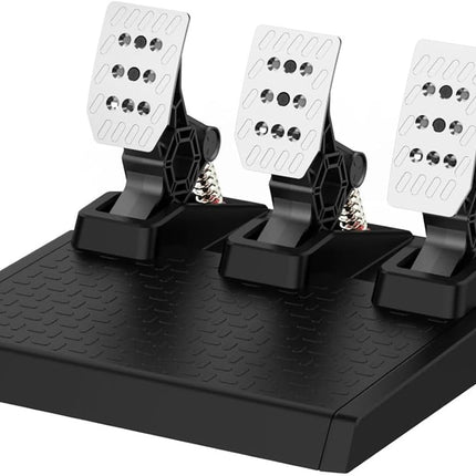 DOYO Racing Wheel Pedals, PC Gaming Steering Wheel Pedal Set, Swappable Springs,