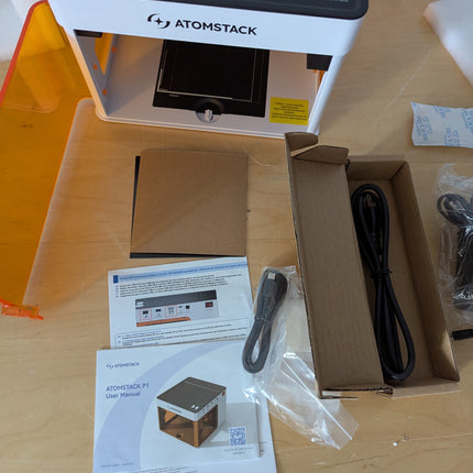 (Only 5w) ATOMSTACK P1 Dual Laser Engraver, 5W Diode, Enclosed Laser Engraving M