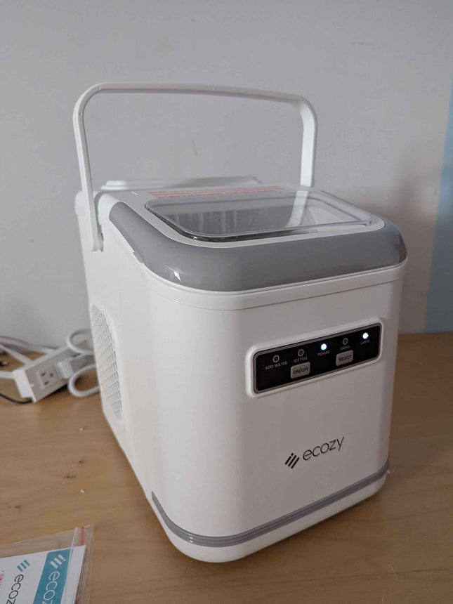 ecozy Smart Ice Makers Countertop, Portable Ice Maker with App Remote & Voice Co