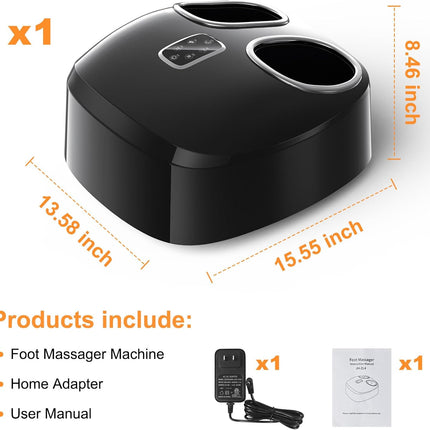 (Purple) Kainsati Shiatsu Foot Massager with Heat Feet Massager for Plantar Fasc