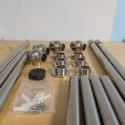 Signature Hardware SH663002PN Brass Console Stand for 30" Basin - Polished Nicke