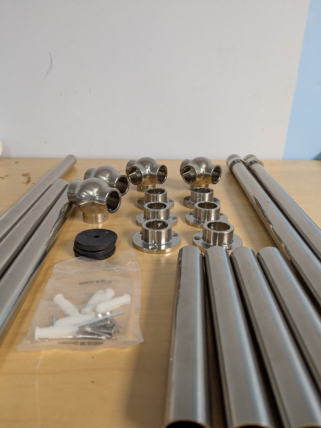 Signature Hardware SH663002PN Brass Console Stand for 30" Basin - Polished Nicke