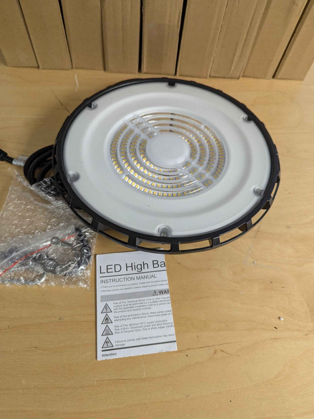 JC-LGL UFO LED High Bay Light 150W 10Pack, High Bay LED Shop lights 5000K 16,500