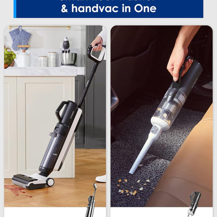 Tineco Floor ONE S5 Combo 2-in-1 Smart Cordless Wet-Dry Vacuum Cleaner and HandV