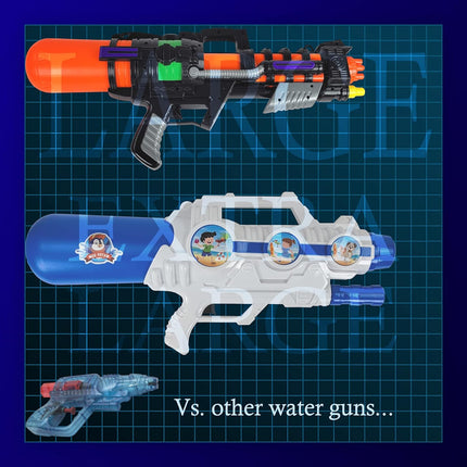 Extra Large Water Guns for Kids, Super Squirt Gun Water Soaker Blaster High Capa
