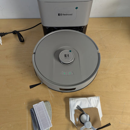 Redroad R11 Robot Vacuum and Mop, 20000Pa Suction, 120-Day Self-Emptying 4L Dust Bag, LiDAR Navigation, Alexa & App