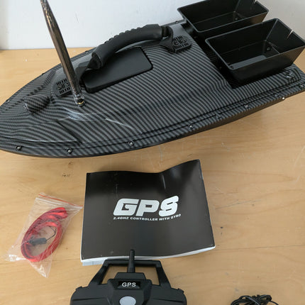 RC Fishing Bait Boat for Lake, Dual Motor Fish Finder with GPS Positioning Bait