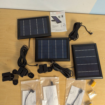 Wasserstein Solar Panel Compatible with Ring Spotlight Cam Plus/Pro/Battery, and