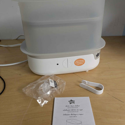 Tommee Tippee Supersteam Electric Steam Steriliser for Baby Bottles, Kills Virus