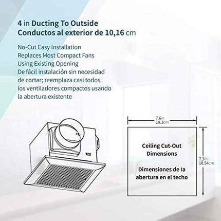 Tech Drive Bathroom Ventilation and Exhaust Fan