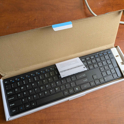 Wireless Keyboard, 2.4G USB Slim Silent Cordless Keyboard for Windows Chrome Lap