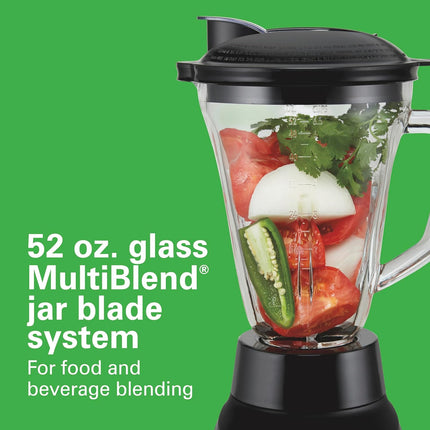 Hamilton Beach MultiBlend® Kitchen System, 3-in-1 Blender with Food Processor At