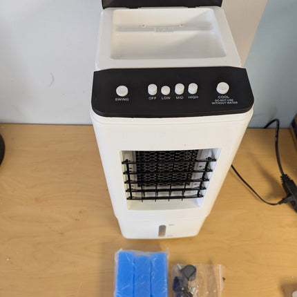 Portable Air Conditioner, 6L Water Tank with 3 Ice Packs, 3-in-1 Evaporative Coo