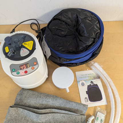 ZONEMEL Portable Steam Sauna for 1-2 People, Foldable Full Body Home Spa with 2L 900W Steam Generator & Remote