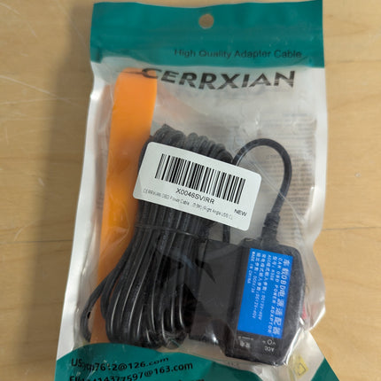 This OBD power cable from CERRXIAN delivers 24/7 surveillance mode and low volta