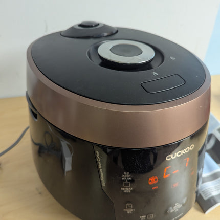 CUCKOO CRP-P1009SB | 10-Cup (Uncooked) Pressure Rice Cooker | 12 Menu Options: Q