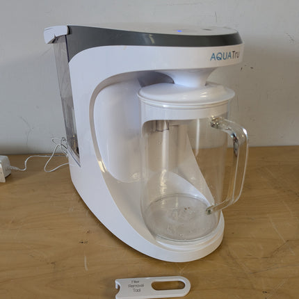 AquaTru Carafe Smart Alkaline Countertop Water Purifier, 4-Stage Reverse Osmosis Filter for PFAS & 80+ Contaminants
