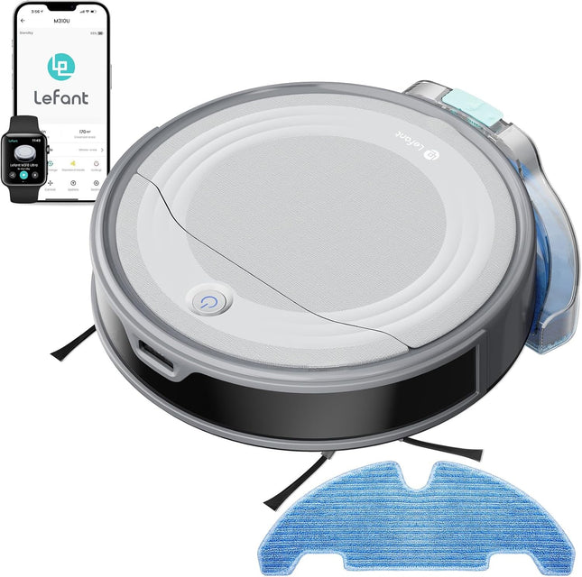 Lefant M310 Ultra Robot Vacuum and Mop, 6000Pa Suction with ToF Laser Navigation
