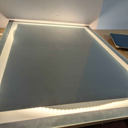 24X32 LED Bathroom Mirror with Lights, Anti-Fog, Dimmable - Lighted Bathroom Van