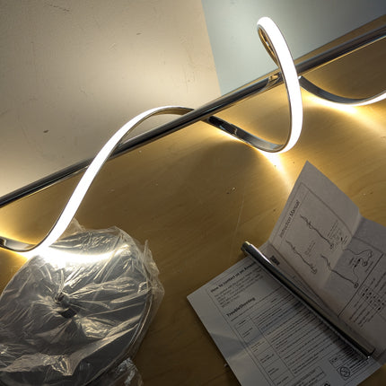 Modern Floor Lamp with Remote Control, Dimmable LED Floor Lamp for Living Room,