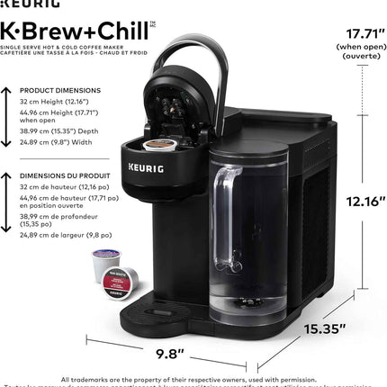 K-Brew+Chill, Single Serve Hot & Cold K-Cup Pod Coffee Maker