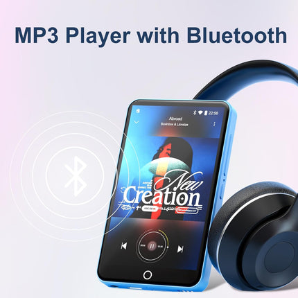 Oilsky 80GB MP3 Player with Bluetooth and WiFi, Mp3(Blue)
