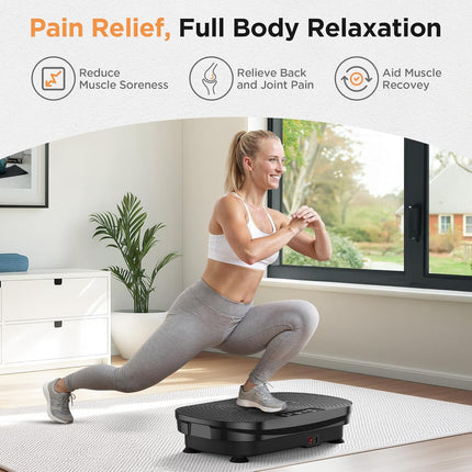 FEIERDUN Vibration Plate Exercise Machine, Vibration Plate for Lymphatic Drainag