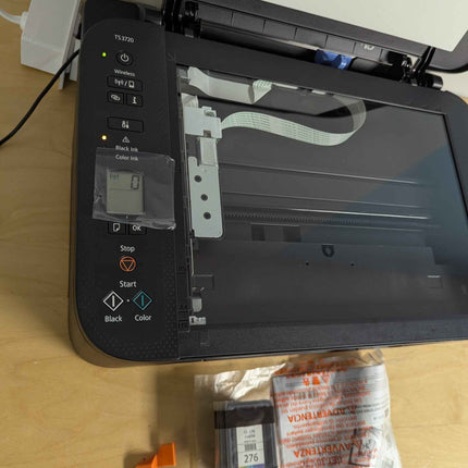 Canon PIXMA TS3720 - Wireless All-in-One Home Office Printer, Copier, Scanner, M
