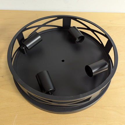 Flush Mount Ceiling Light Fixture,14 inch 4-Light Ceiling Light Fixture for Hall