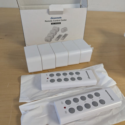 DEWENWILS Wireless Remote Control Outlet, Programmable and Expandable Electrical
