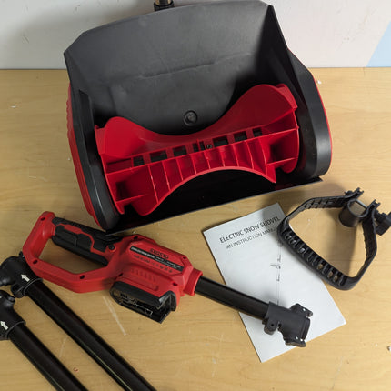 Electric Snow Shovel for Milwaukee M18 18V Battery, 11" Brushless Snow Blower wi