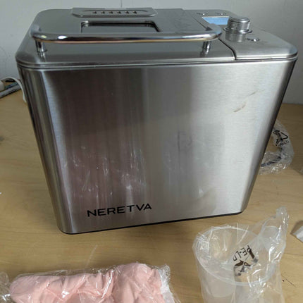 Neretva 20-IN-1 Bread Maker, Dual Heater 2LB Bread Machine Stainless Steel Bread