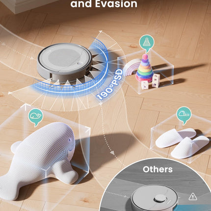 Lefant M310 Ultra Robot Vacuum and Mop, 6000Pa Suction with ToF Laser Navigation