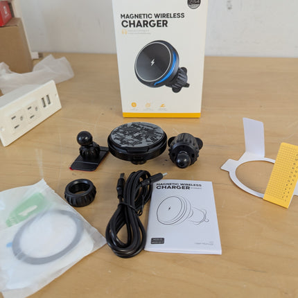Lamicall for MagSafe Car Mount Charger - [Ultra Magnet] 15W Wireless Car Phone H