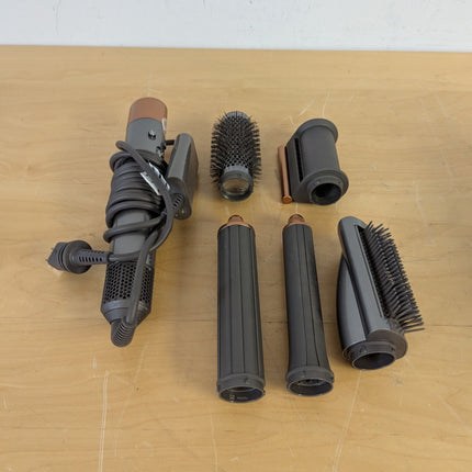 Dyson Airwrap Multi-Styler Long Complete for Long Hair, Nickel/Copper, 5 Attachments (No Soft Brush)