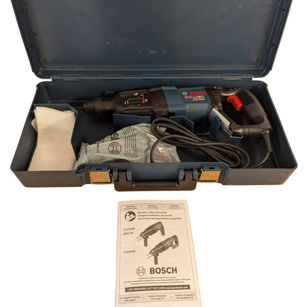 BOSCH GBH2-28L 1-1/8 in SDS-Plus Bulldog Xtreme Max Rotary Hammer, 8.5 Amp with Kickback Control & Vario-Lock