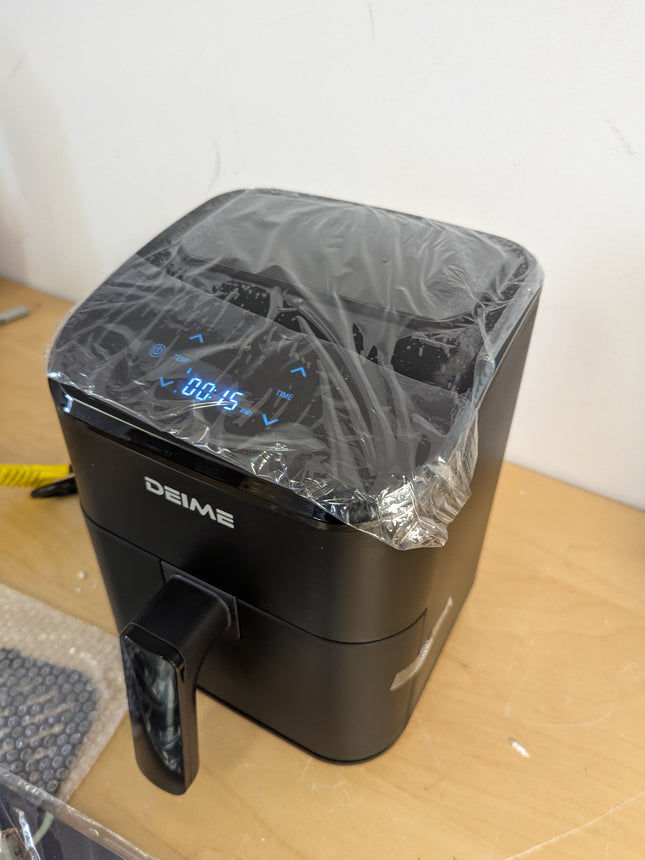 DEIME Air Fryer 3 Qt, Small Airfryer Digital Space Saving Compact, Bake, Reheat,