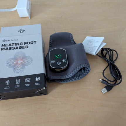 EMSense Triple Therapy Foot Massager | 3 in 1 Cordless & Portable Massager with