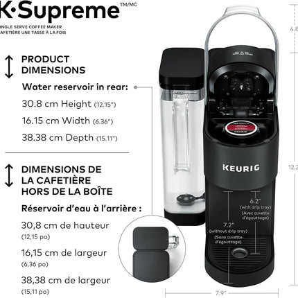 (Used - fair) Keurig K-Supreme Single Serve K-Cup Pod Coffee Maker, With MultiSt