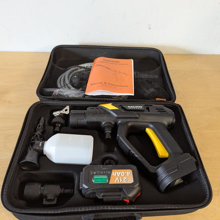 Incomplete — NACATIN 1000 PSI Cordless Pressure Washer, 21V 4.0Ah Brushless