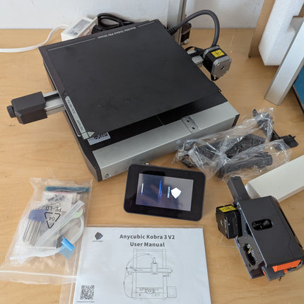 (Printer only) Anycubic Kobra 3 V2 3D Printer, Smart Multicolor Printing Up to 6