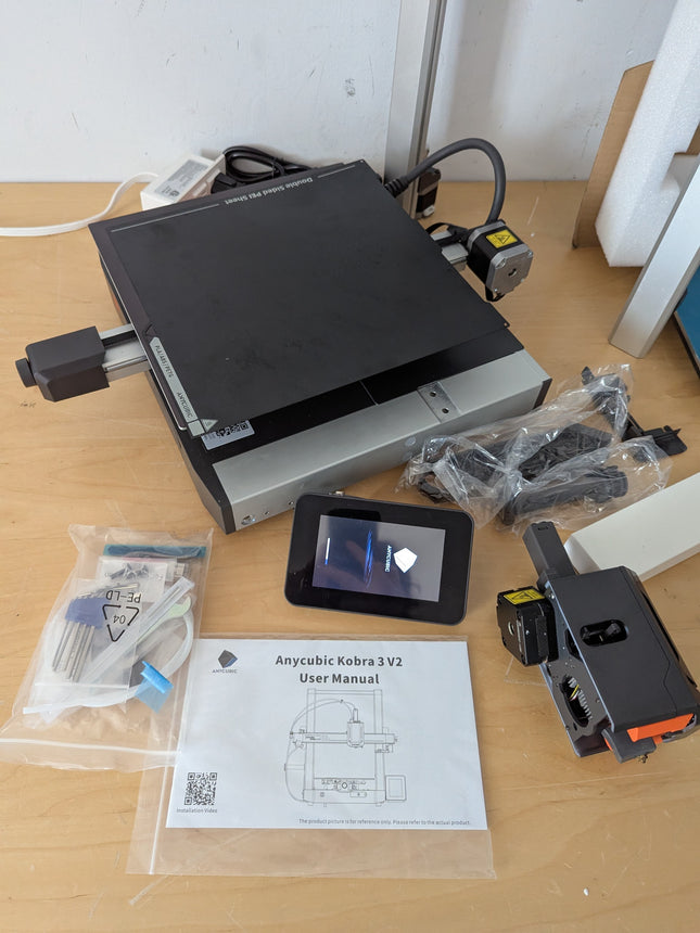 (Printer only) Anycubic Kobra 3 V2 3D Printer, Smart Multicolor Printing Up to 6