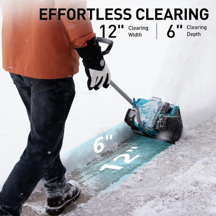 Brushless Snow Shovel Compatible with Makita 18V Battery (Tool Only), 12” Cordle